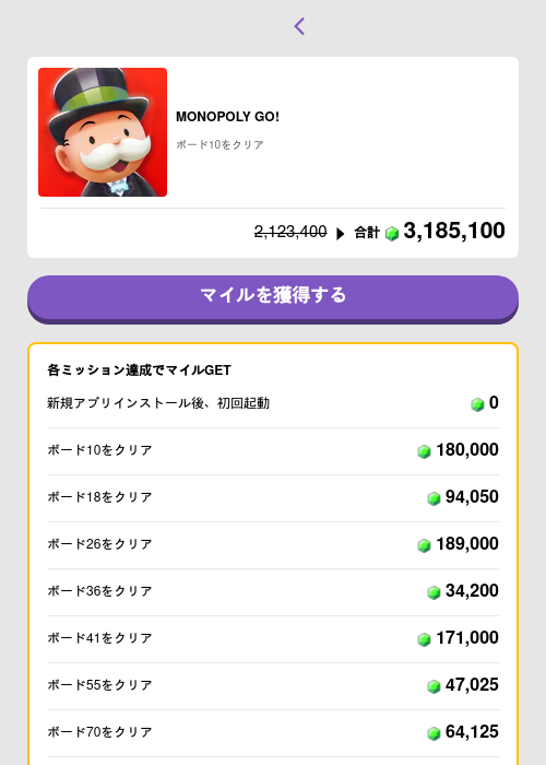 MONOPOLY GO!の過去最高画像（トリマ （ミッションB）・2026年5月27日）