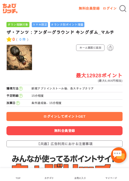 ザ アンツの過去最高画像（ちょびリッチ・2026年5月3日）