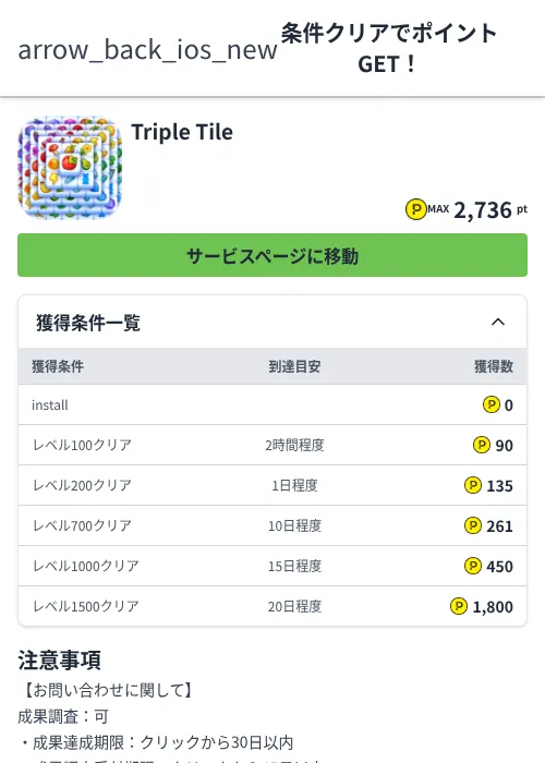 Triple Tileの過去最高画像（ハピタス（Zucks）・2026年6月4日）