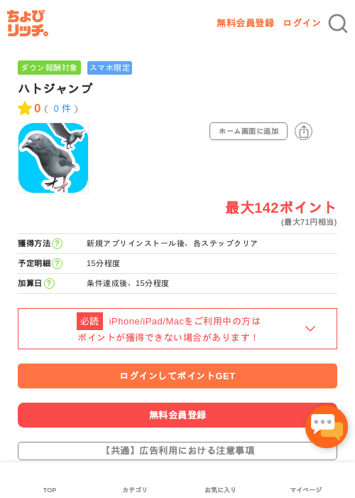 ハトジャンプの過去最高画像（ちょびリッチ・2026年5月4日）