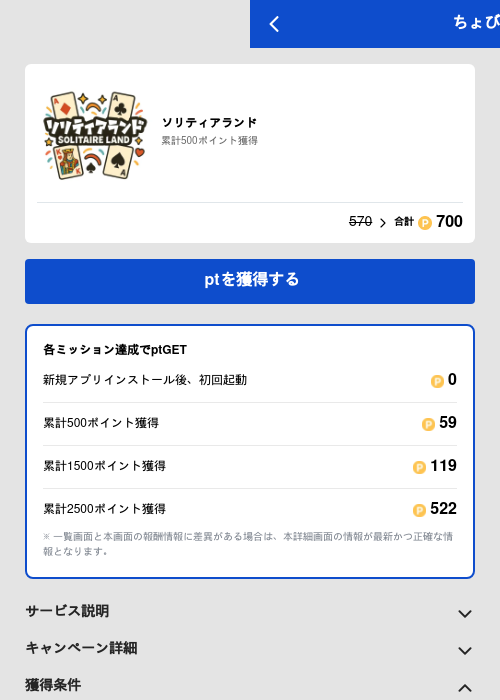 ソリティアランドの過去最高画像（ちょびリッチ（GF Rewards）・2026年5月19日）