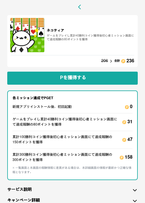ネコティアの過去最高画像（モッピー（GF Rewards）・2026年5月15日）