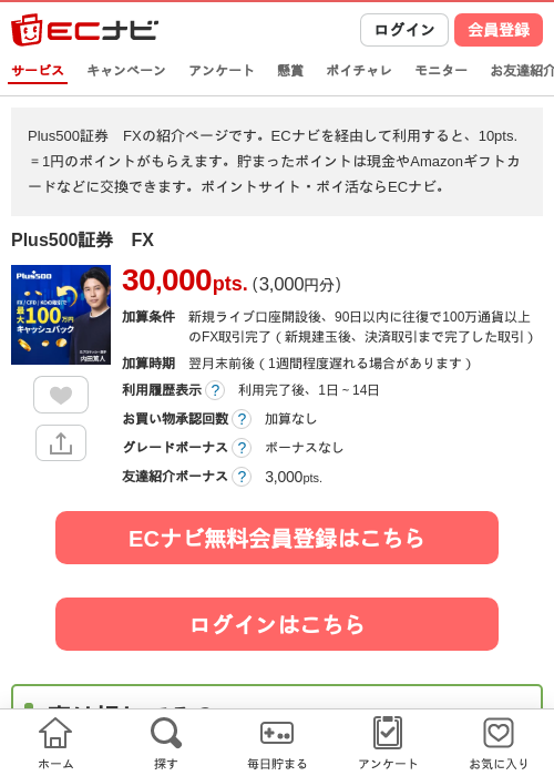 Plus500証券　FXの過去最高画像（ECナビ・2026年4月26日）