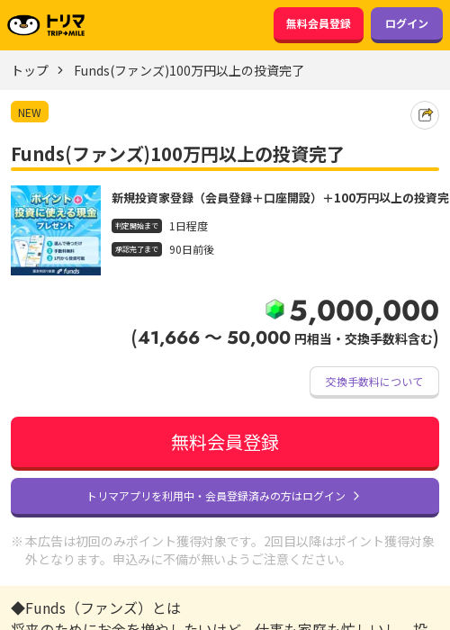 投資完了の過去最高画像（トリマ・2026年3月22日）