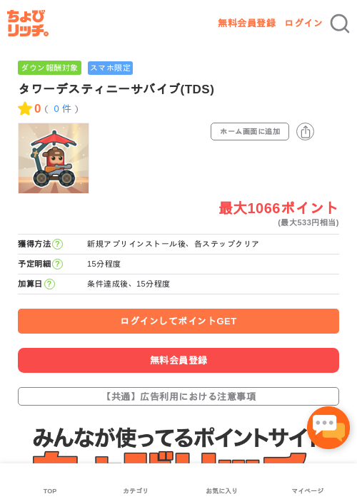 タワーデスティニーサバイブ(TDS)の過去最高画像（ちょびリッチ・2026年5月3日）