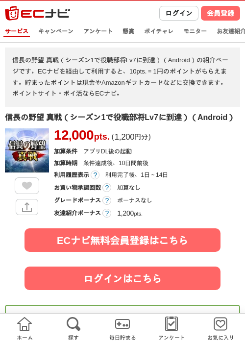 信長の野望の過去最高画像（ECナビ・2026年4月24日）