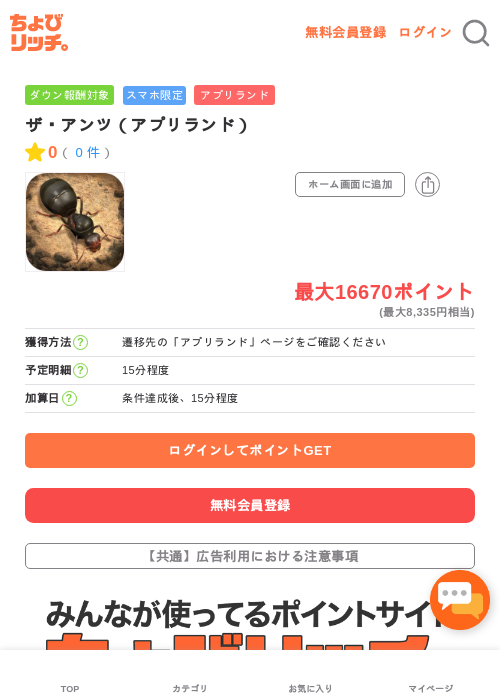 ザ アンツの過去最高画像（ちょびリッチ・2026年5月3日）