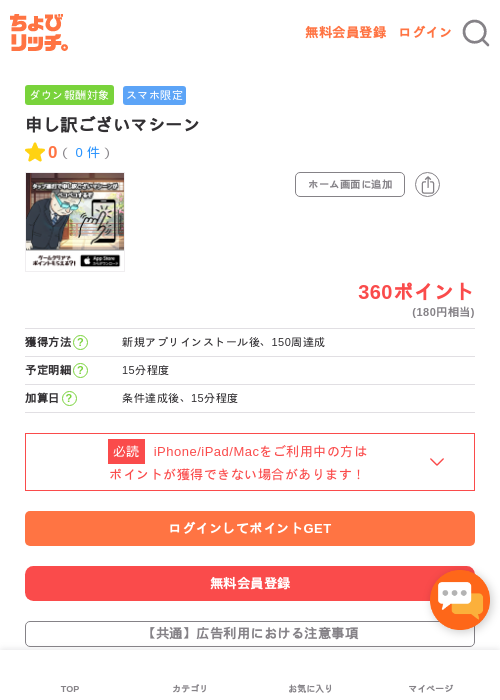 申し訳ございマシーンの過去最高画像（ちょびリッチ・2026年5月4日）