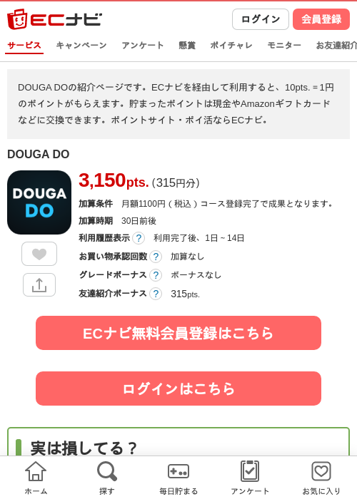 DOUGA DOの過去最高画像（ECナビ・2026年4月24日）