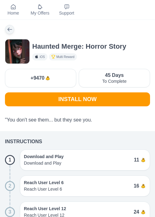 Haunted Merge: Horror Storyの過去最高画像（ちょびリッチ（myChips）・2026年5月19日）
