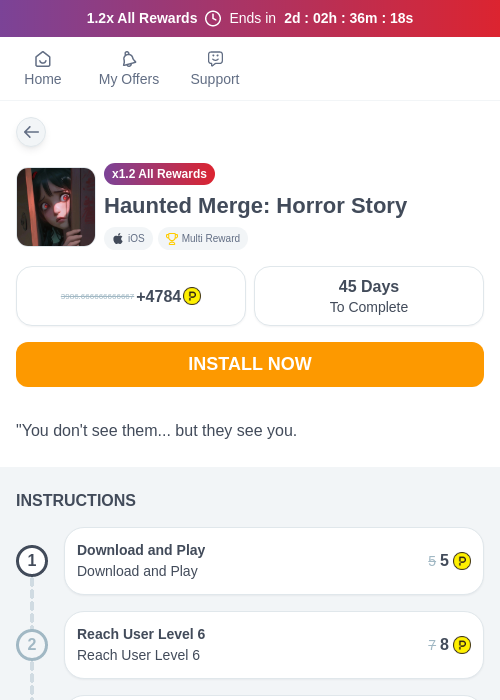 Haunted Merge: Horror Storyの過去最高画像（ハピタス（myChips）・2026年5月22日）