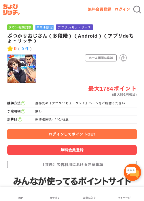 ぶつかりおじさんの過去最高画像（ちょびリッチ・2026年5月3日）