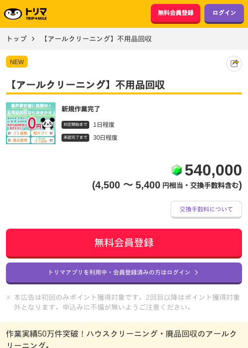 クリーニングの過去最高画像（トリマ・2026年3月27日）