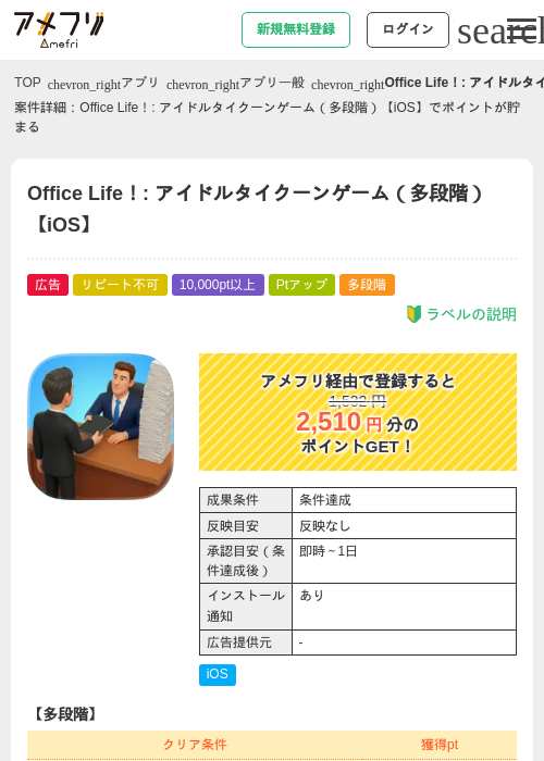 officelifeの過去最高画像（アメフリ・2026年5月4日）