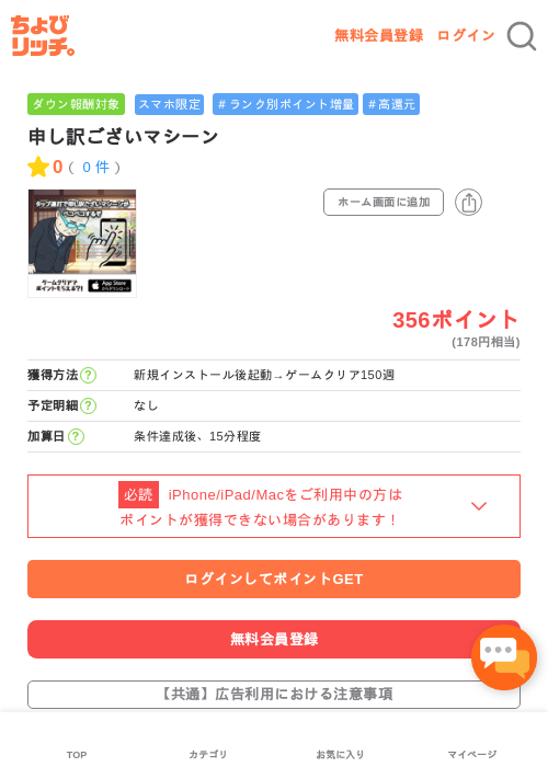 申し訳ございマシーンの過去最高画像（ちょびリッチ・2026年5月4日）