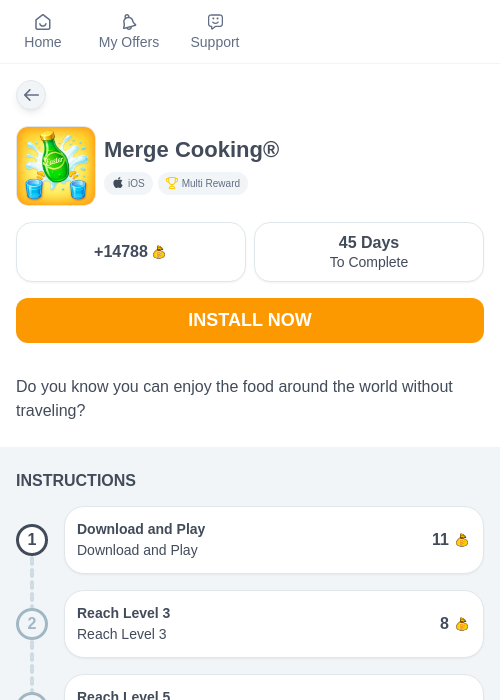 Merge Cooking®の過去最高画像（ちょびリッチ（myChips）・2026年5月19日）