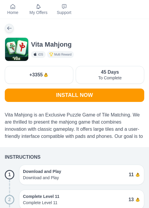 Vita Mahjongの過去最高画像（ちょびリッチ（myChips）・2026年5月19日）