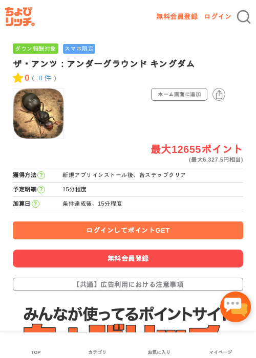 ザ アンツの過去最高画像（ちょびリッチ・2026年5月3日）
