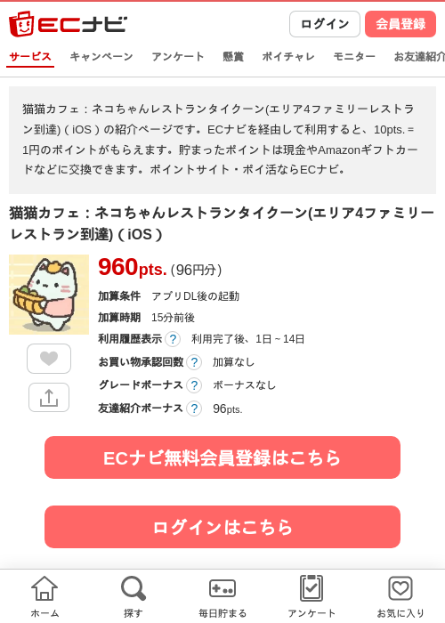 猫猫カフェの過去最高画像（ECナビ・2026年4月23日）
