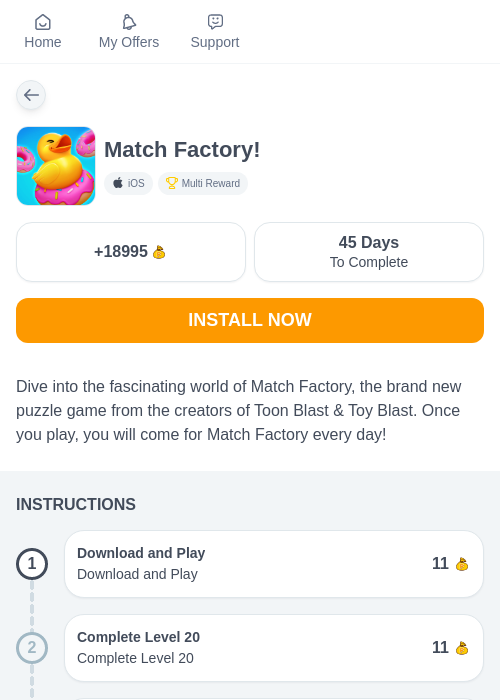 Match Factory!の過去最高画像（ちょびリッチ（myChips）・2026年5月19日）