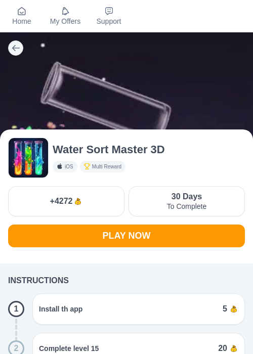 Water Sort Master 3Dの過去最高画像（ちょびリッチ（myChips）・2026年5月19日）