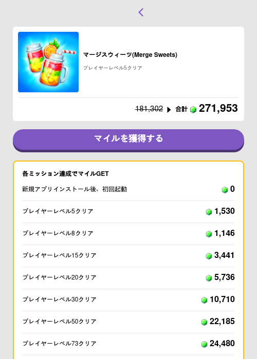 マージスウィーツ(Merge Sweets)の過去最高画像（トリマ （ミッションB）・2026年5月4日）