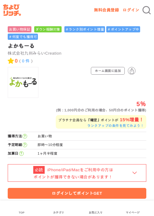 よかもーるの過去最高画像（ちょびリッチ・2026年6月3日）