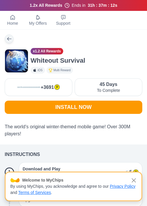 Whiteout Survivalの過去最高画像（ハピタス（myChips）・2026年5月23日）
