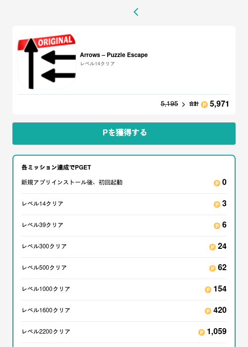 Roの過去最高画像（モッピー（GF Rewards）・2026年5月15日）