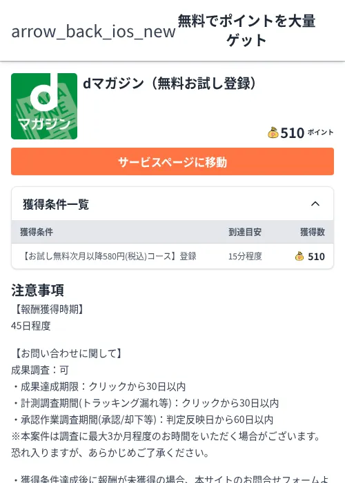 dマガジン（無料お試し登録）の過去最高画像（ちょびリッチ（Zucks）・2026年6月5日）