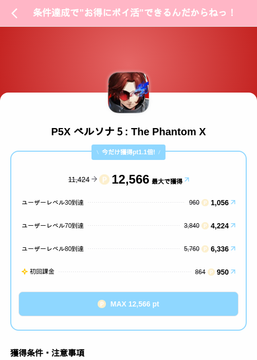 P5X ペルソナ５: The Phantom Xの掲載記録画像（Powl（SKYFLAG）・2026年8月12日）