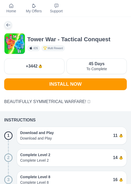 Tower War - Tactical Conquestの過去最高画像（ちょびリッチ（myChips）・2026年5月19日）
