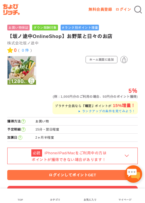 坂ノ途中の過去最高画像（ちょびリッチ・2026年5月1日）