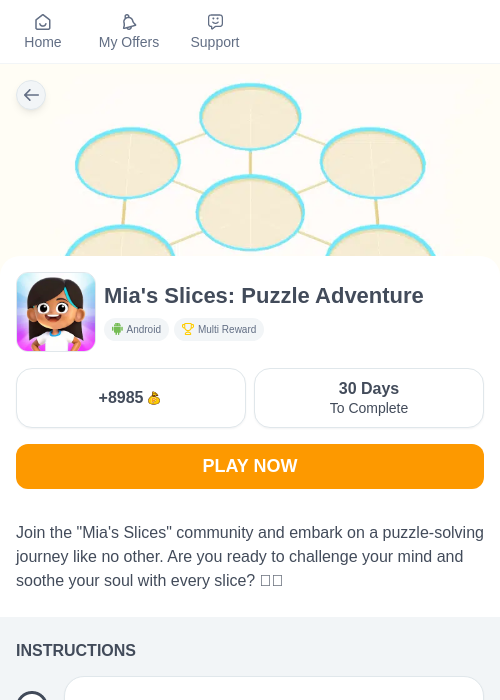 Mia's Slices: Puzzle Adventureの過去最高画像(ちょびリッチ(myChips)・2026年5月19日)