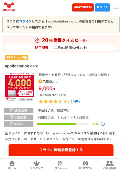 apollostation cardの過去最高画像（ワラウ・2026年4月26日）
