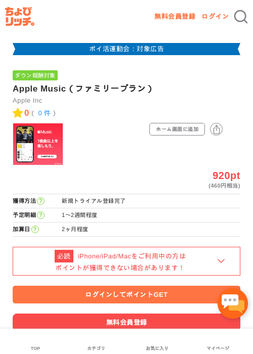 appleの過去最高画像（ちょびリッチ・2026年4月30日）