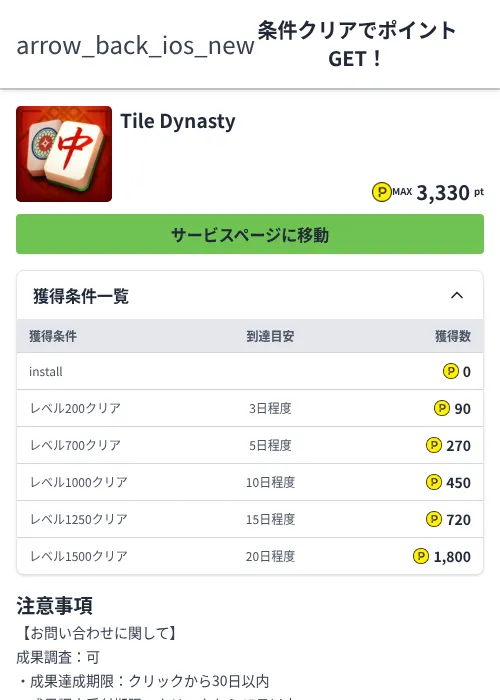 Tile Dynastyの過去最高画像（ハピタス（Zucks）・2026年6月4日）