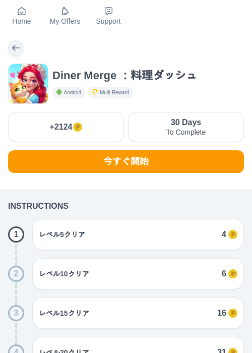 diの過去最高画像（モッピー（myChips）・2026年5月8日）