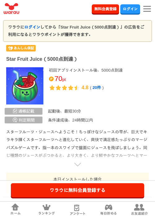 Starの過去最高画像（ワラウ・2026年4月29日）