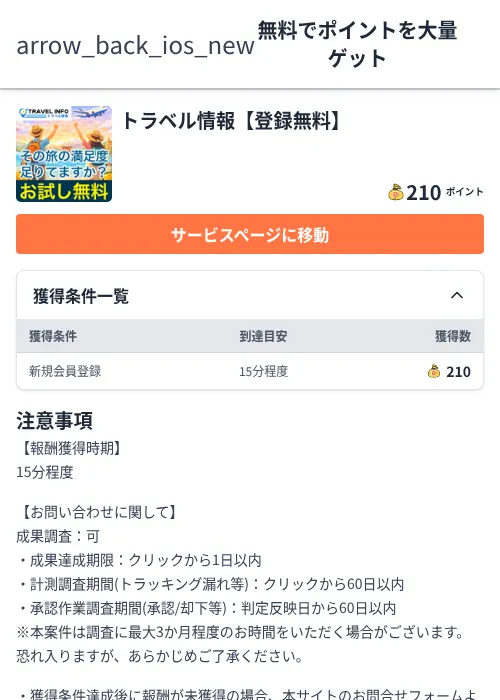 トラベル情報【登録無料】の過去最高画像（ちょびリッチ（Zucks）・2026年6月5日）