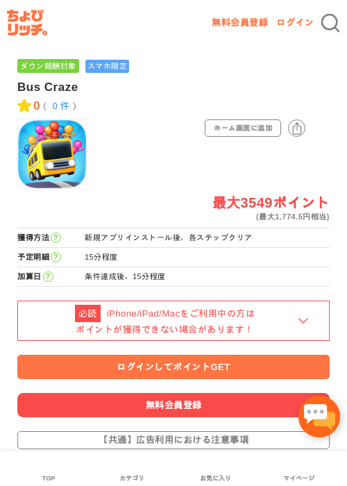 Bus Crazeの過去最高画像（ちょびリッチ・2026年5月4日）