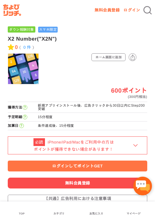 X2 Number("X2N")の過去最高画像（ちょびリッチ・2026年5月4日）