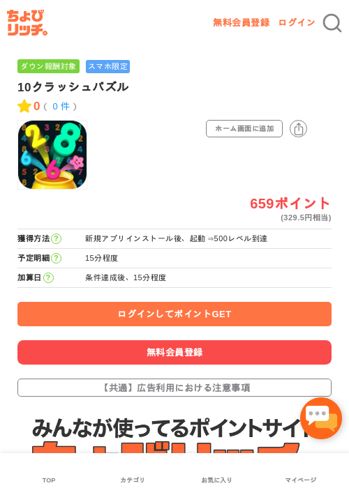 10クラッシュパズルの過去最高画像（ちょびリッチ・2026年5月3日）