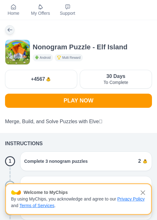 Nonogram Puzzle - Elf Islandの過去最高画像（ちょびリッチ（myChips）・2026年5月19日）