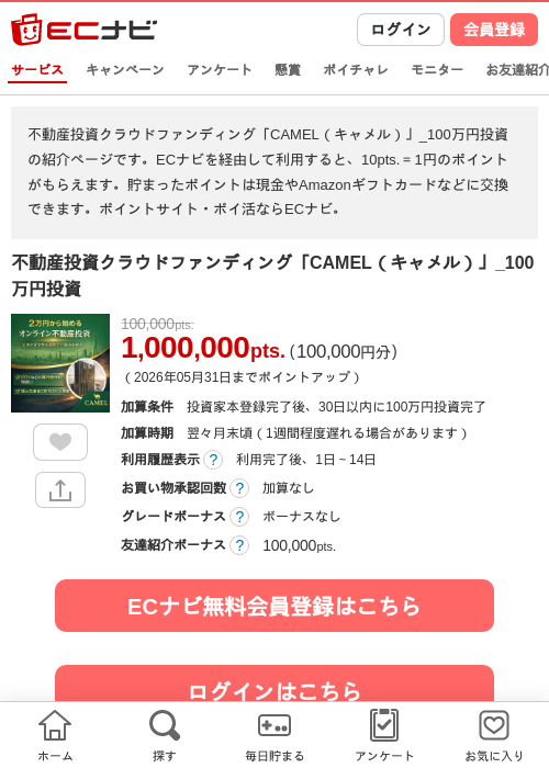 キャメルの過去最高画像（ECナビ・2026年5月1日）
