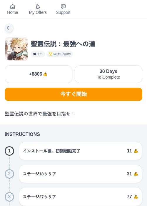 聖霊伝説：最強への道の過去最高画像（ちょびリッチ（myChips）・2026年5月19日）