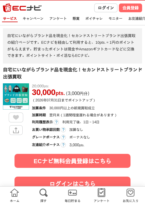 セカンドストリートの過去最高画像（ECナビ・2026年5月7日）