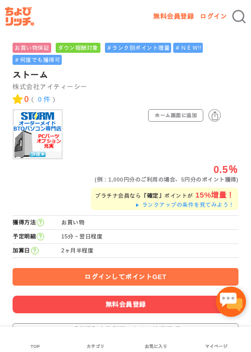 ストームの過去最高画像（ちょびリッチ・2026年5月8日）