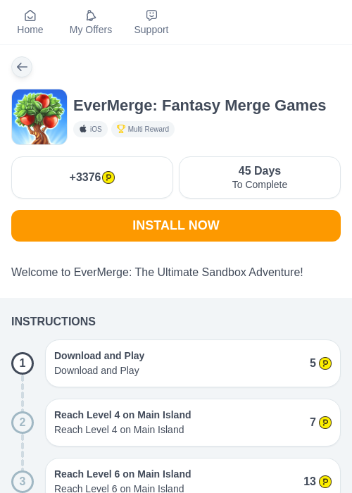 EverMerge: Fantasy Merge Gamesの過去最高画像（ハピタス（myChips）・2026年5月16日）