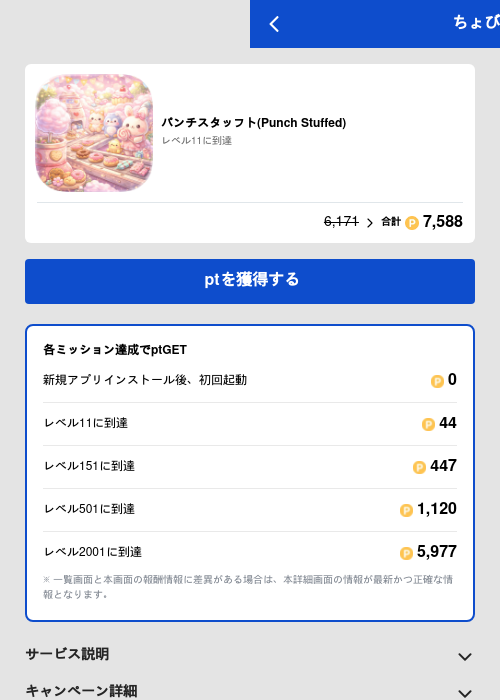 パンチスタッフト(Punch Stuffed)の過去最高画像（ちょびリッチ（GF Rewards）・2026年5月19日）